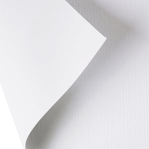 Toile Opaque Texturée Blanc Froid