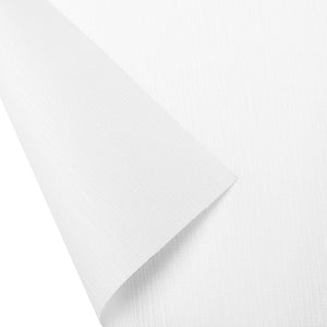 Toile Translucide Naturel Blanc Nervuré