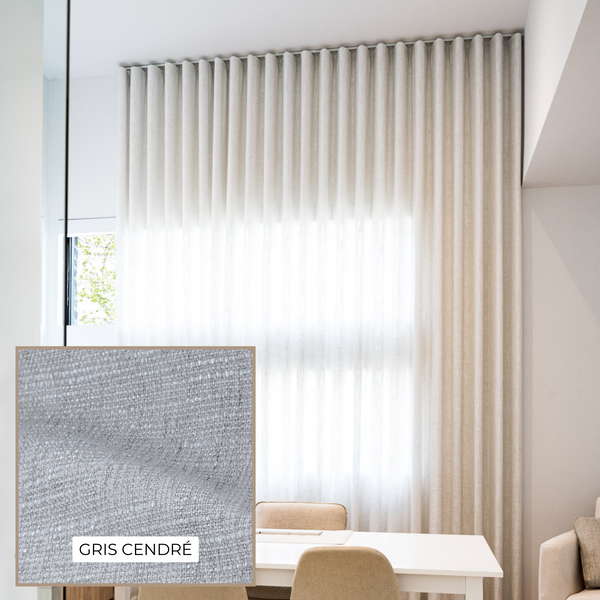 Ripplefold Classic Curtains - Ash Grey