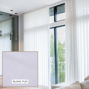 Ondulation Rideaux Naturel - Blanc pur