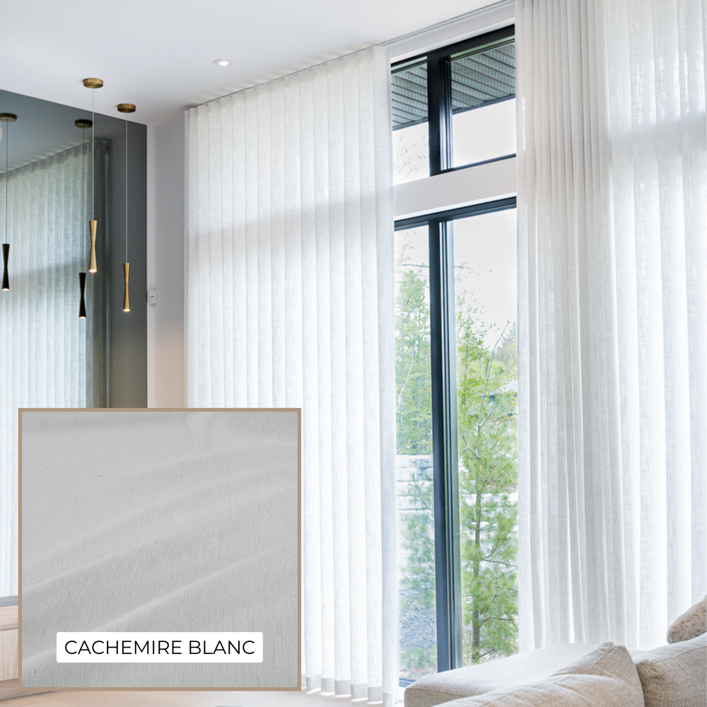 Ondulation Rideau Collection Zen - Cachemire Blanc