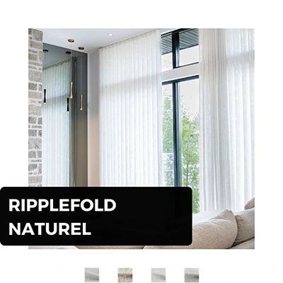 Natural Ripplefold curtains