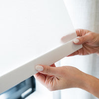 Neutral Translucent Layered Shades - White