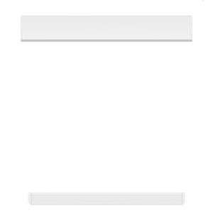 Standard White Squared Headrail