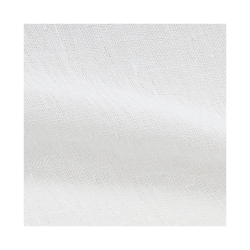 Plis Francais Voilage Lin - Blanc - Stores Rabais