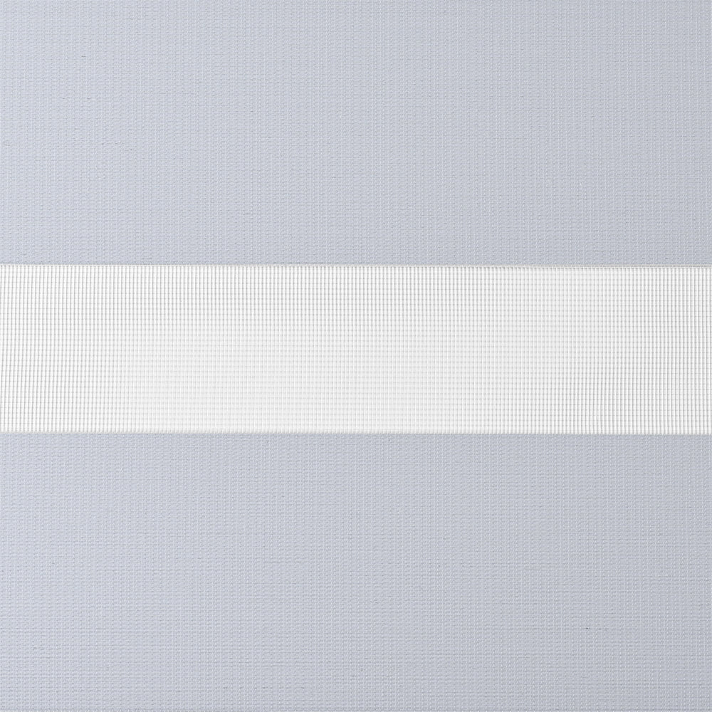 Toile Alternée Obscurcissante - Blanc Polaire - Stores Rabais
