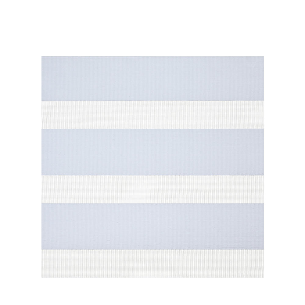 Toile Alternée Obscurcissante - Blanc Polaire - Stores Rabais